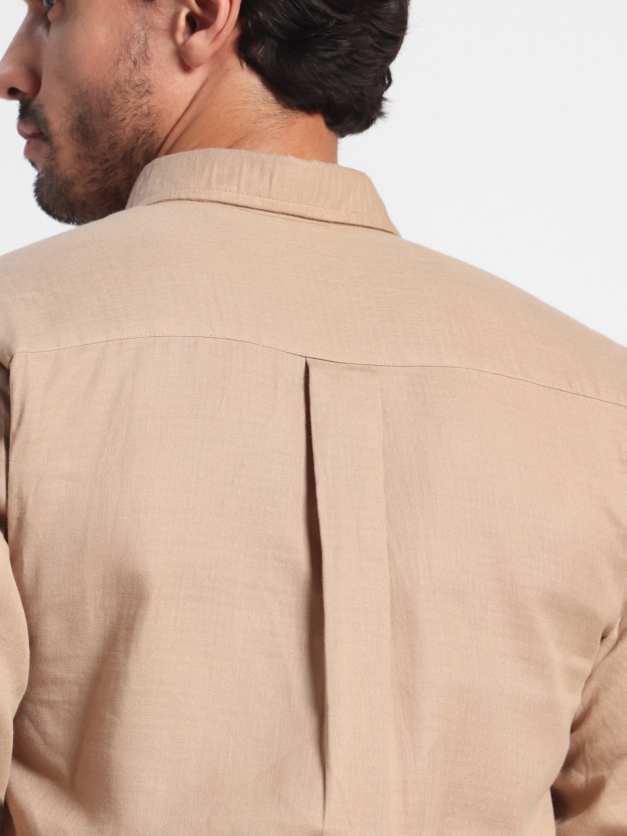 Humble Strength Brown Linen Shirt
