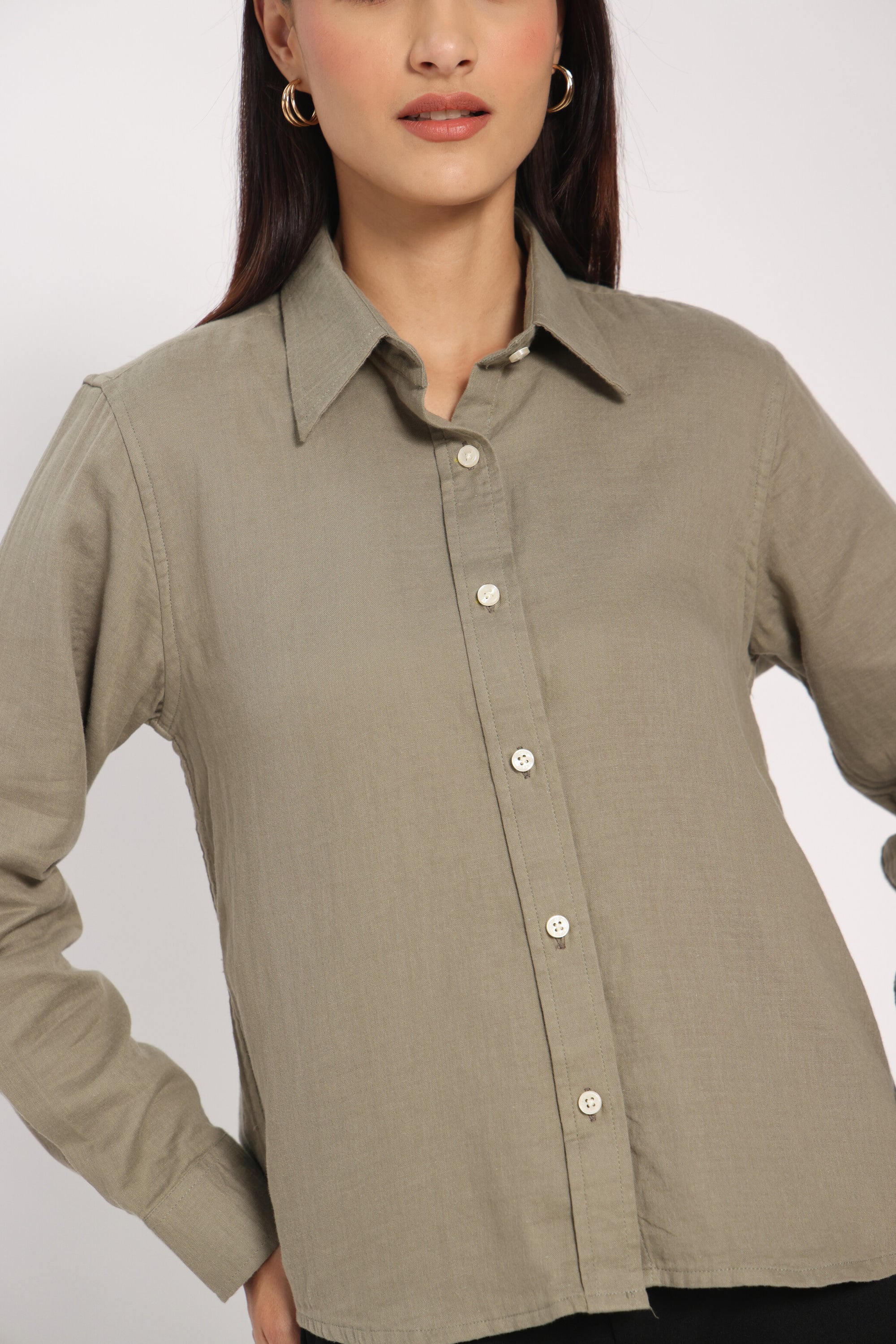 Legacy Bearer Light Green Linen Shirt