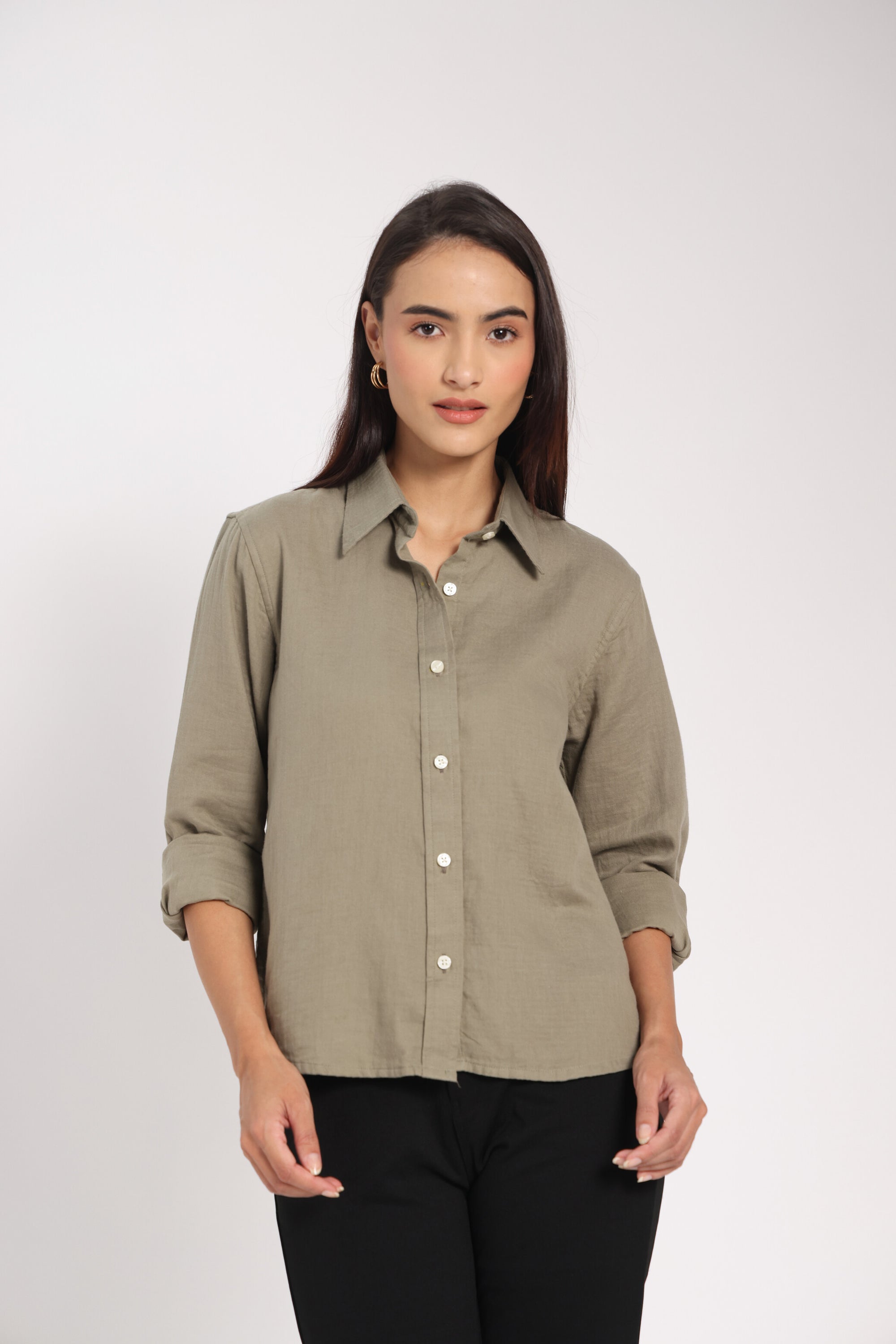 Legacy Bearer Light Green Linen Shirt