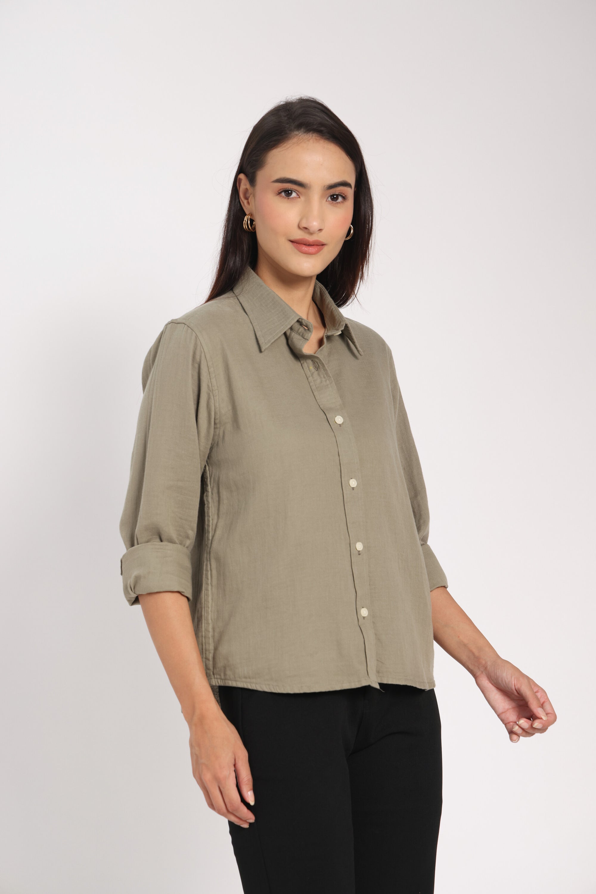 Legacy Bearer Light Green Linen Shirt