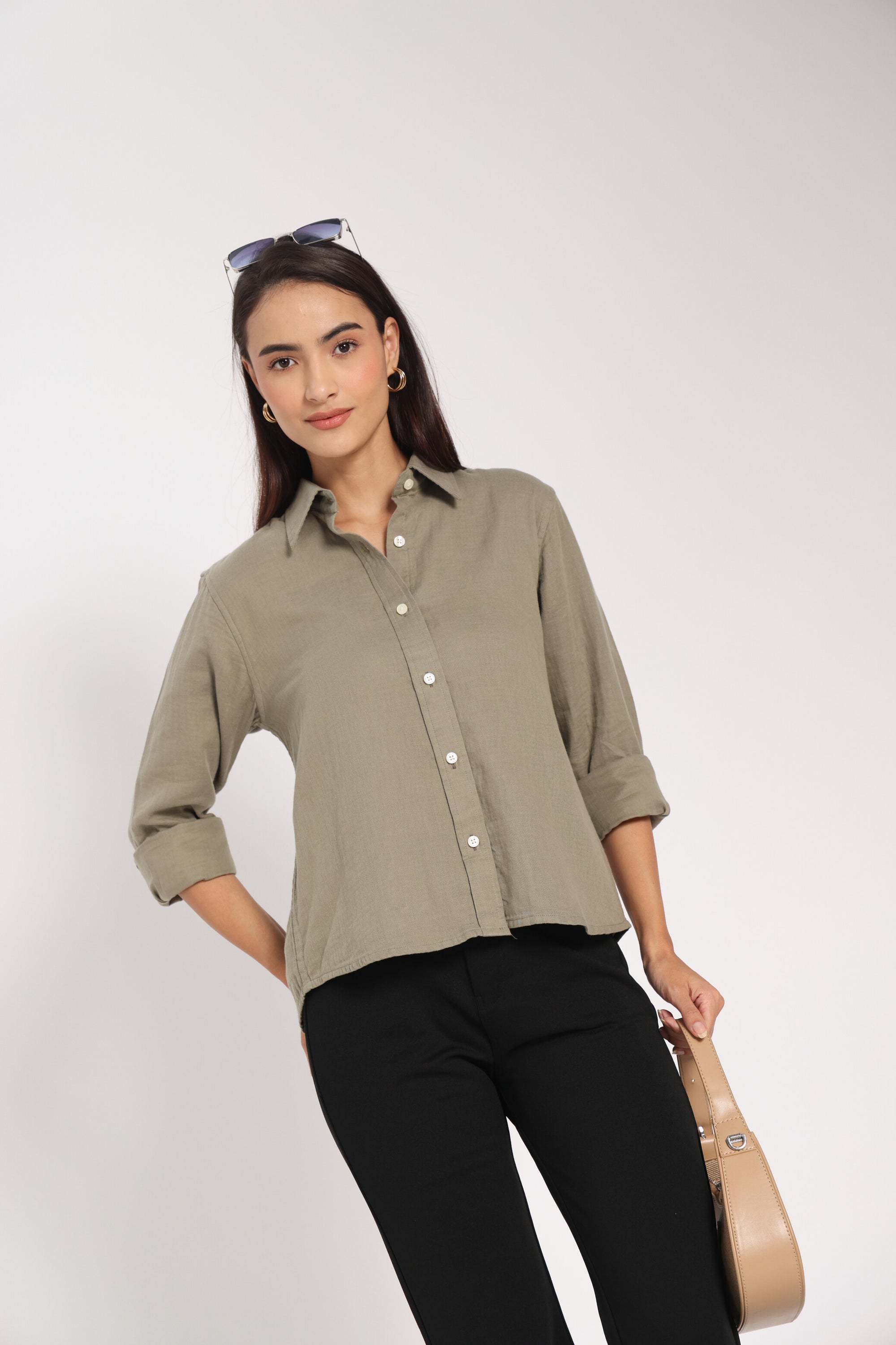 Legacy Bearer Light Green Linen Shirt