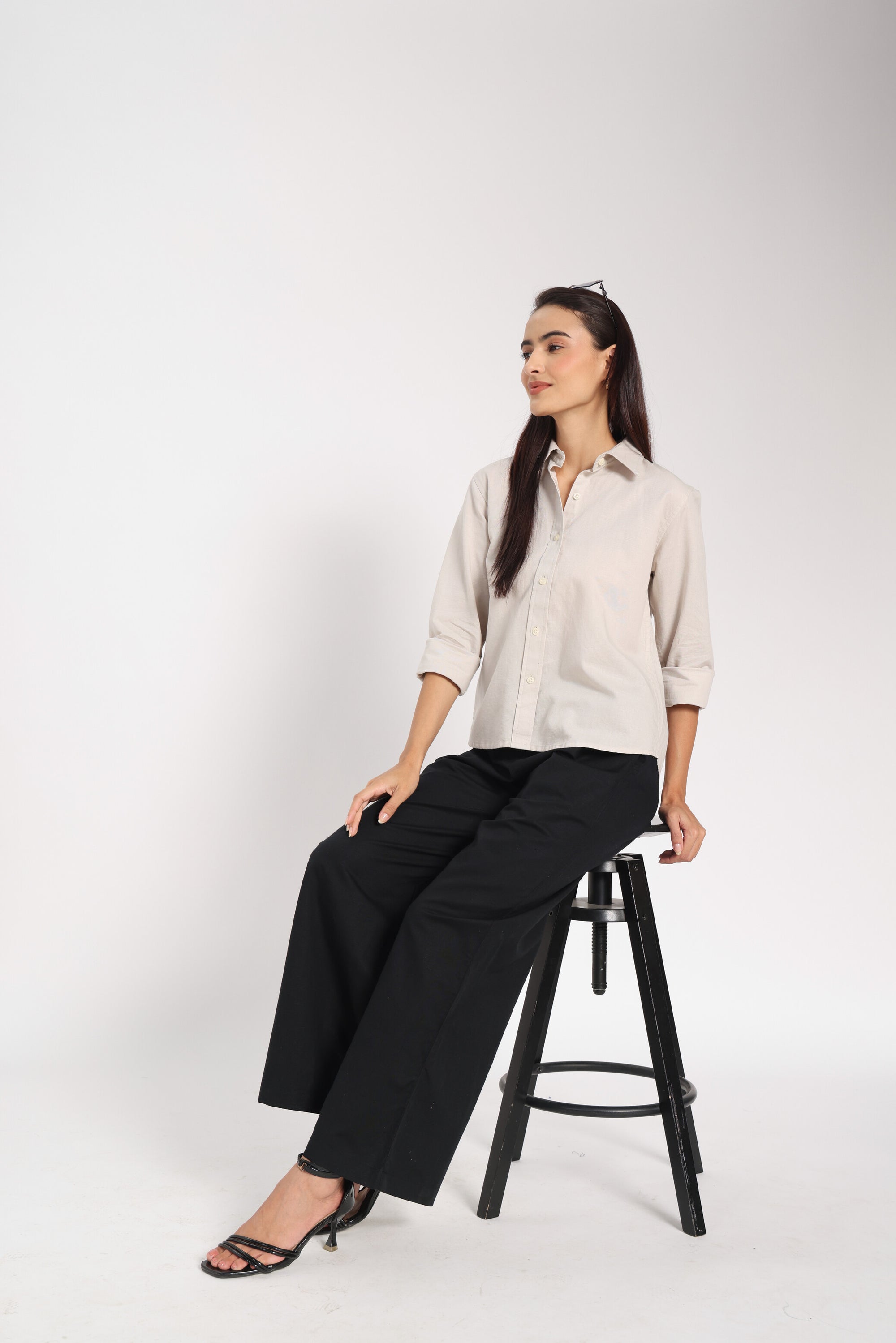 Strong &amp; Kind Brown Linen Shirt