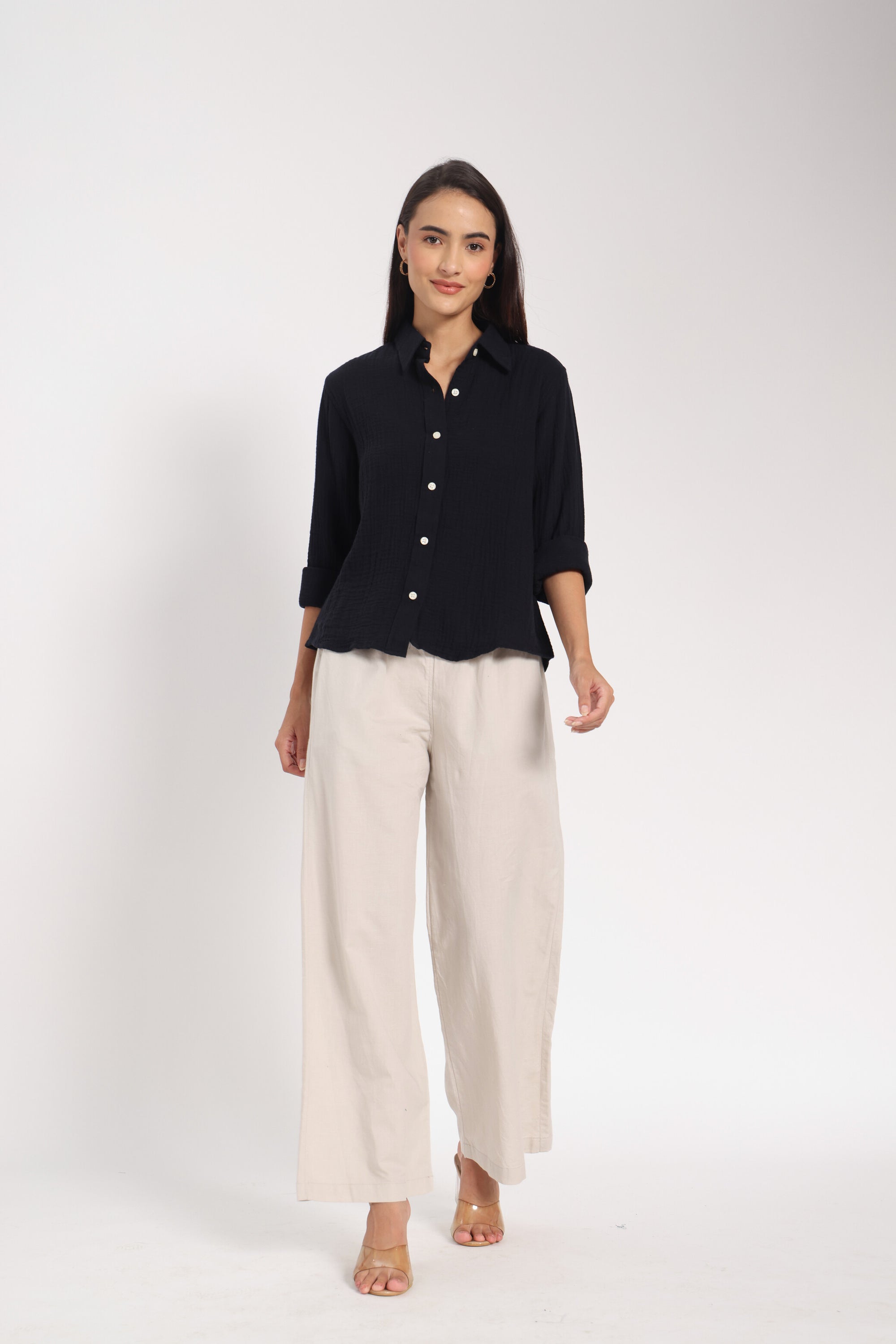 Dimensional Defiance Air Pocket Linen Shirt