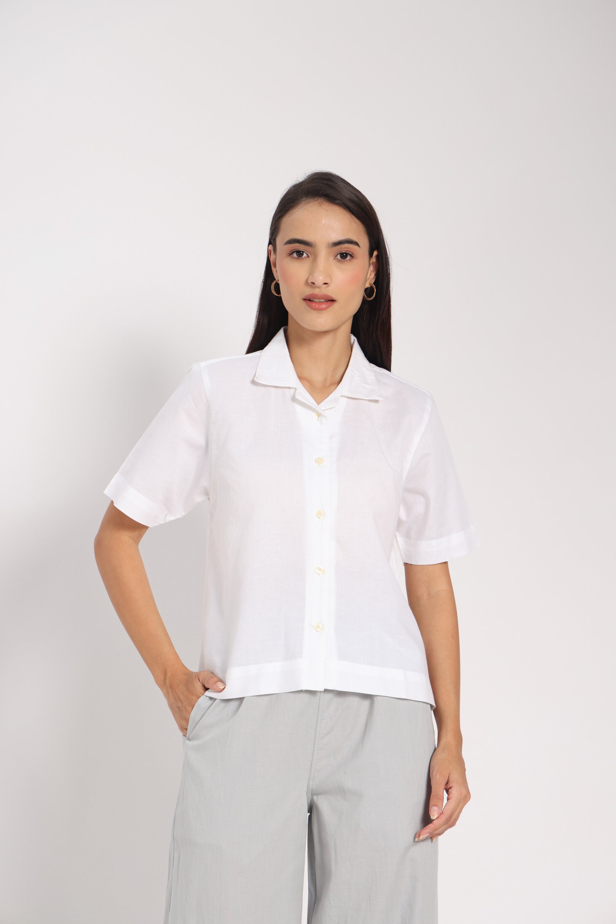 The Tabula Rasa White Linen Shirt