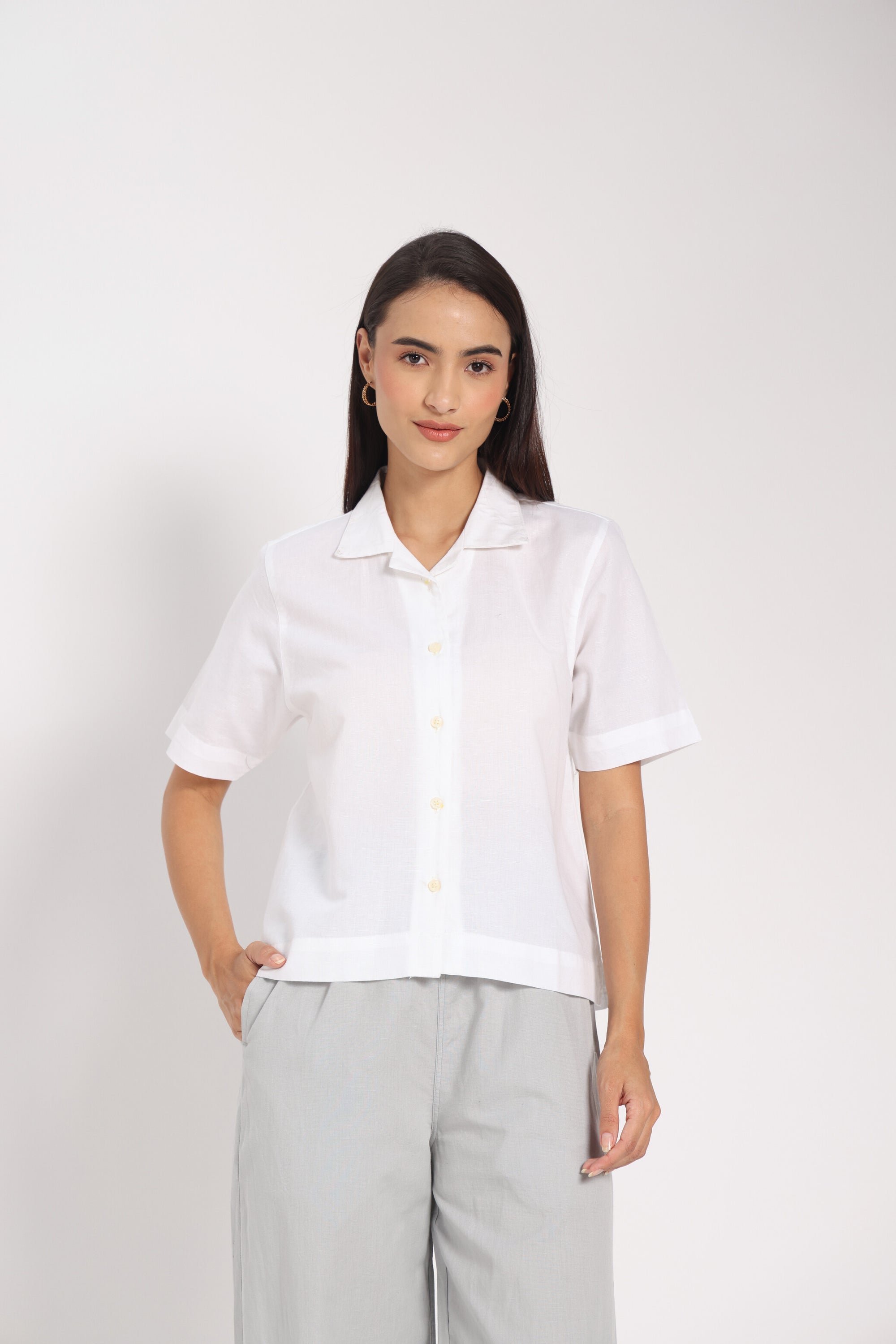 The Tabula Rasa White Linen Shirt