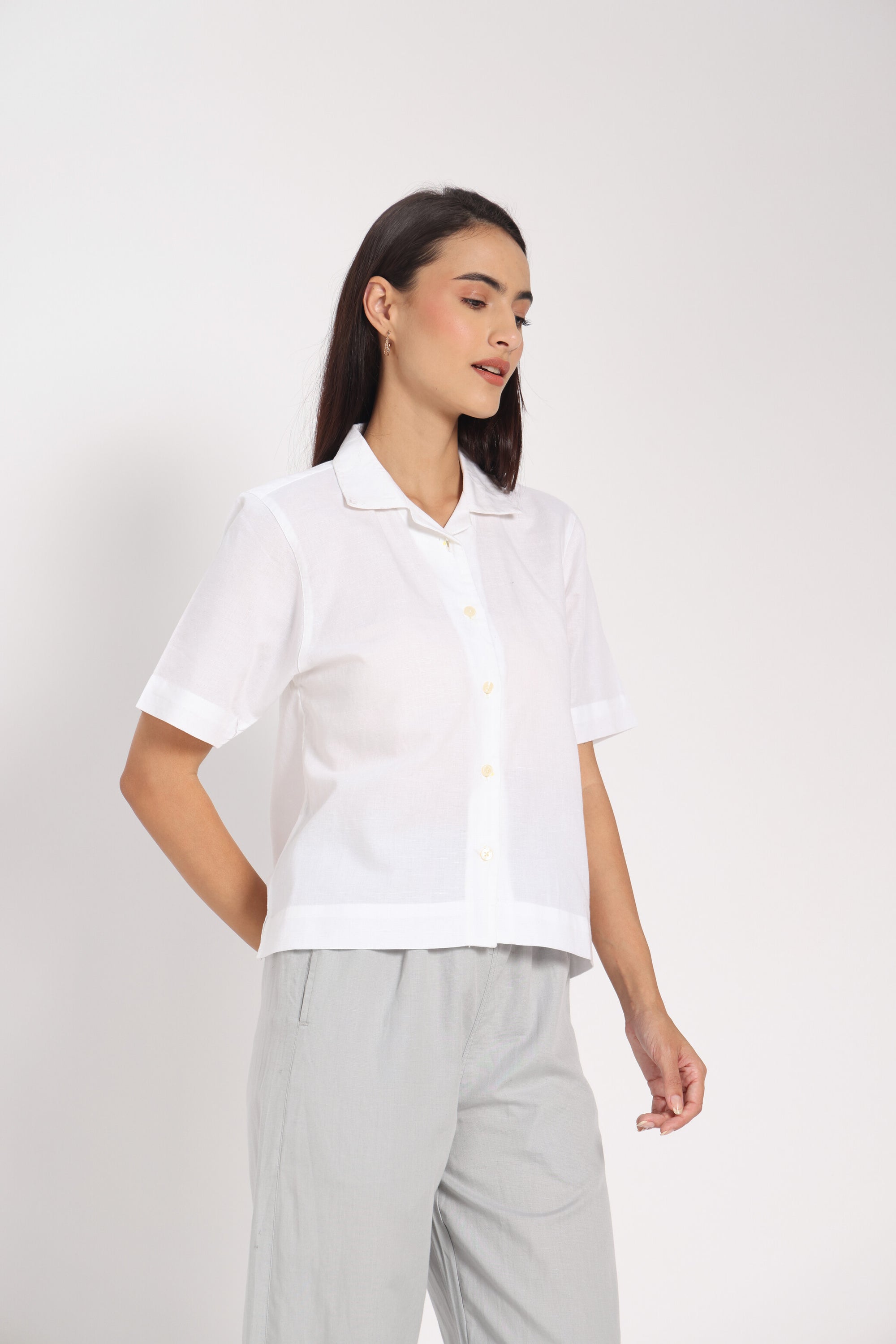 The Tabula Rasa White Linen Shirt