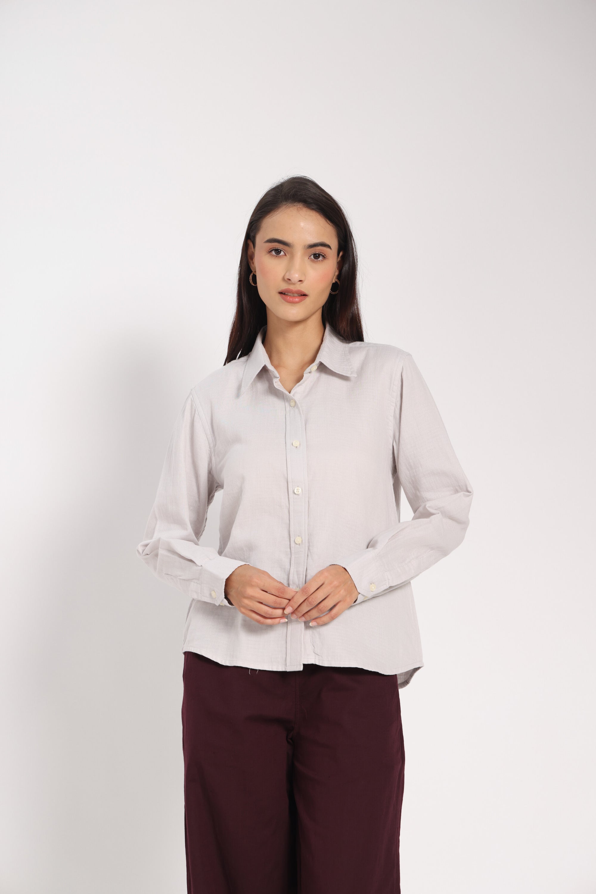 The Loophole Grey Linen Shirt
