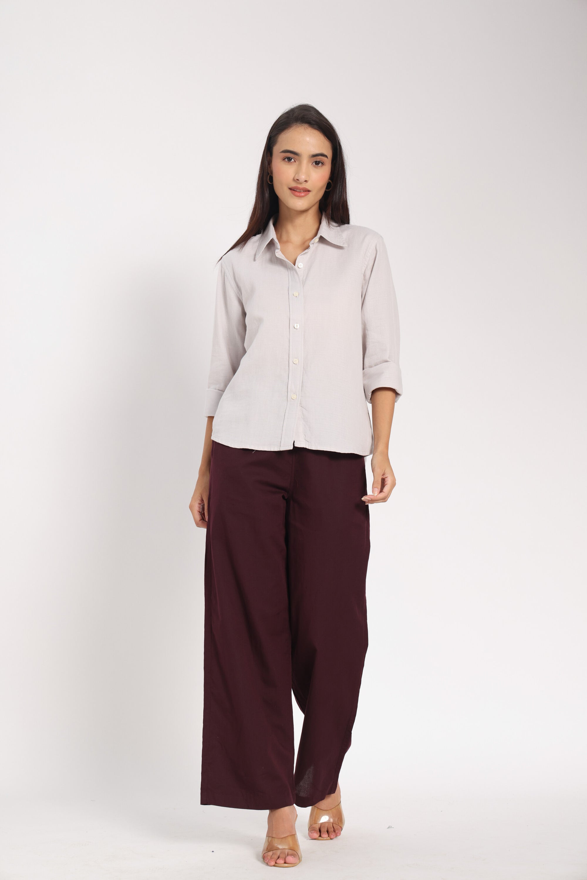 The Loophole Grey Linen Shirt