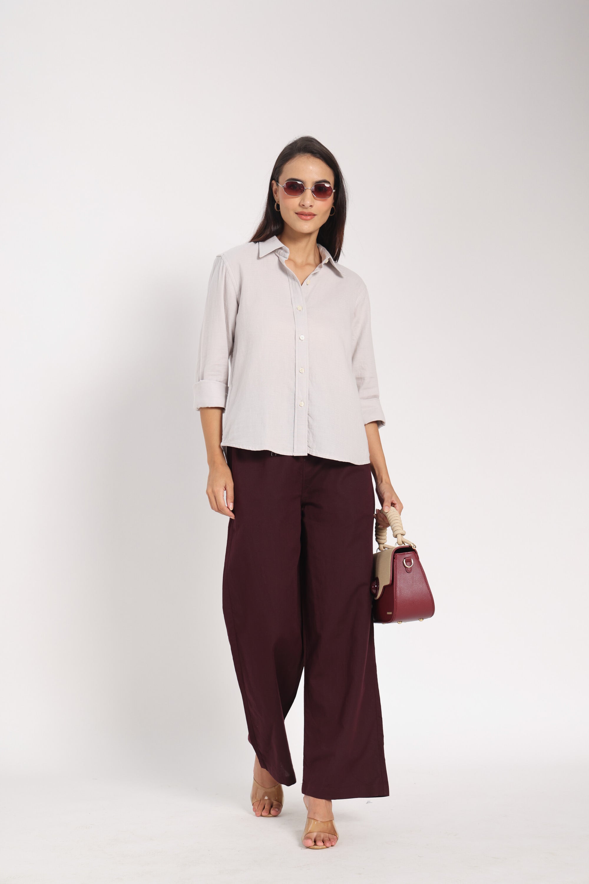 The Loophole Grey Linen Shirt
